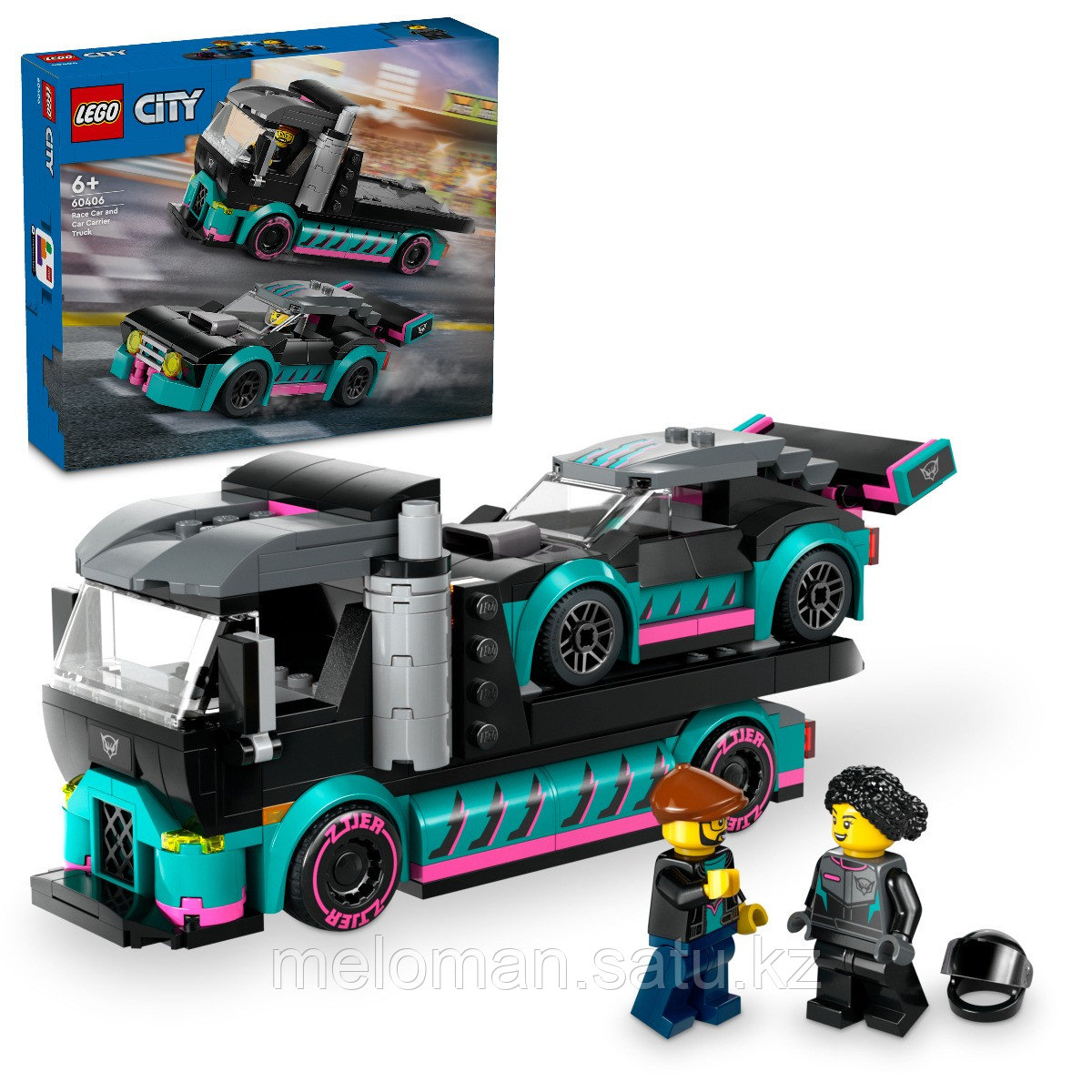 LEGO: Гоночный автомобиль и грузовик-автовоз CITY 60406 - фото 1 - id-p114078932