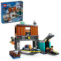 LEGO: Полицейский катер и убежище преступников CITY 60417