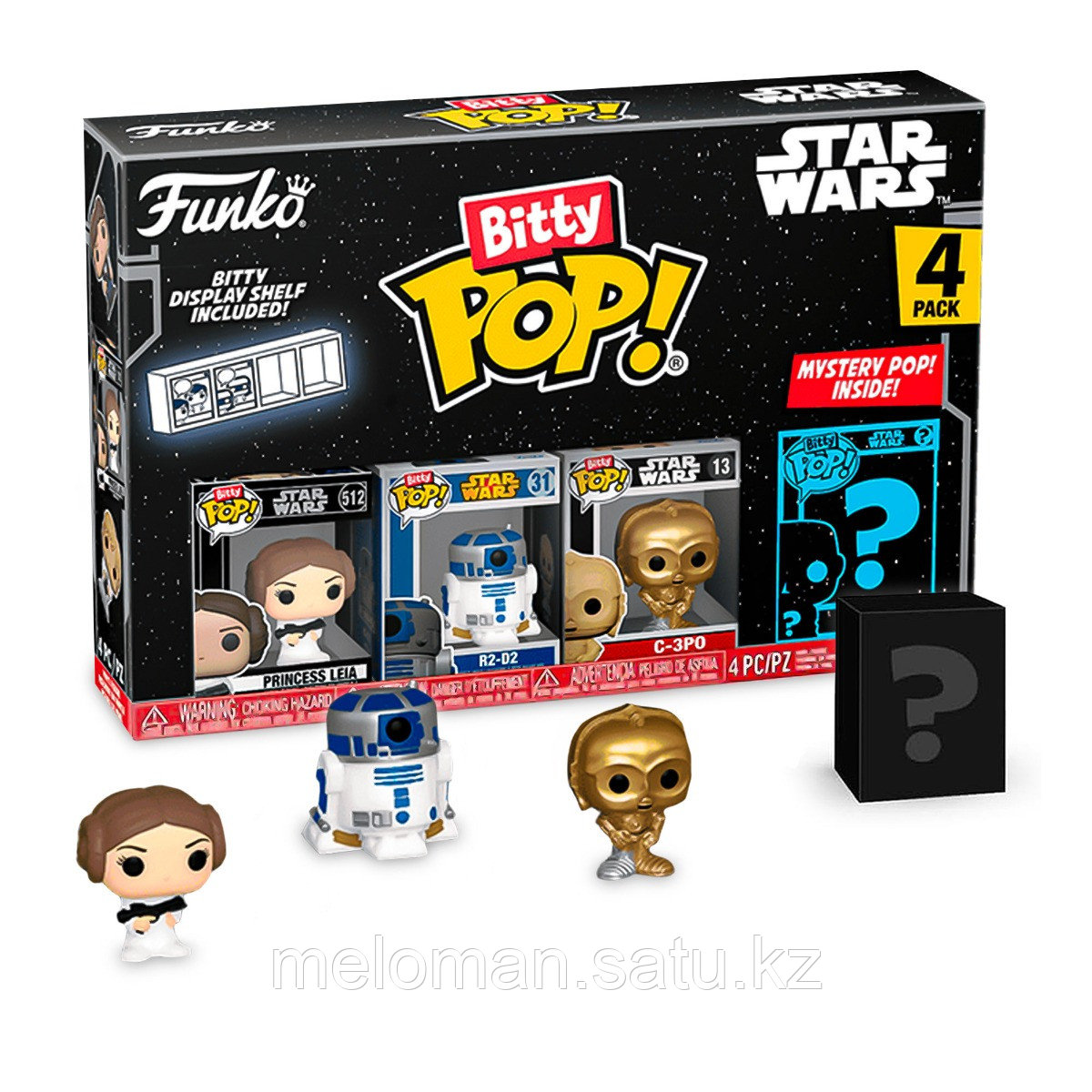 Funko: Star Wars. Набор Bitty POP: Leia 4PK - фото 6 - id-p113870189