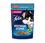 Felix, Феликс кусочки с форелью в желе для кошек, пауч*75гр