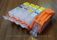 Комплект картриджей Canon ДЗК/ПЗК PGI-520BK,CLI-521 с чипом, без чернил