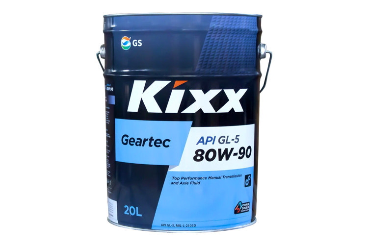 Масло трансмиссионное KIXX 80w90 20л., фото 1