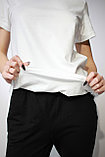 Костюм футболка Classic женская и трико 2-хнитка белый черный, фото 7