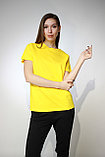 Костюм футболка Classic женская и трико 2-хнитка желтый черный, фото 3