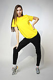 Костюм футболка Classic женская и трико 2-хнитка желтый черный, фото 8