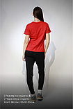 Костюм футболка Classic женская и трико 2-хнитка красный черный, фото 7
