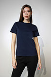 Костюм футболка Classic женская и трико 2-хнитка темно-синий черный, фото 2