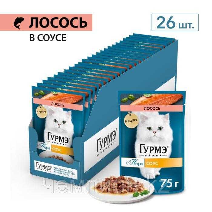 Gourmet Perle Mini Fillets Salmon in Sauce, Гурмэ Перл нежное филе в соусе с лососем, уп.26*75гр.