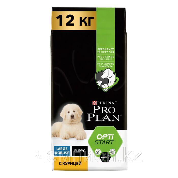 Pro Plan Puppy Large Robust, Про План корм для щенков крупных пород, курица|рис, уп. 12кг.