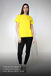 Костюм футболка Classic женская и трико 2-хнитка желтый черный, фото 2