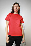 Костюм футболка Classic женская и трико 2-хнитка красный черный, фото 2