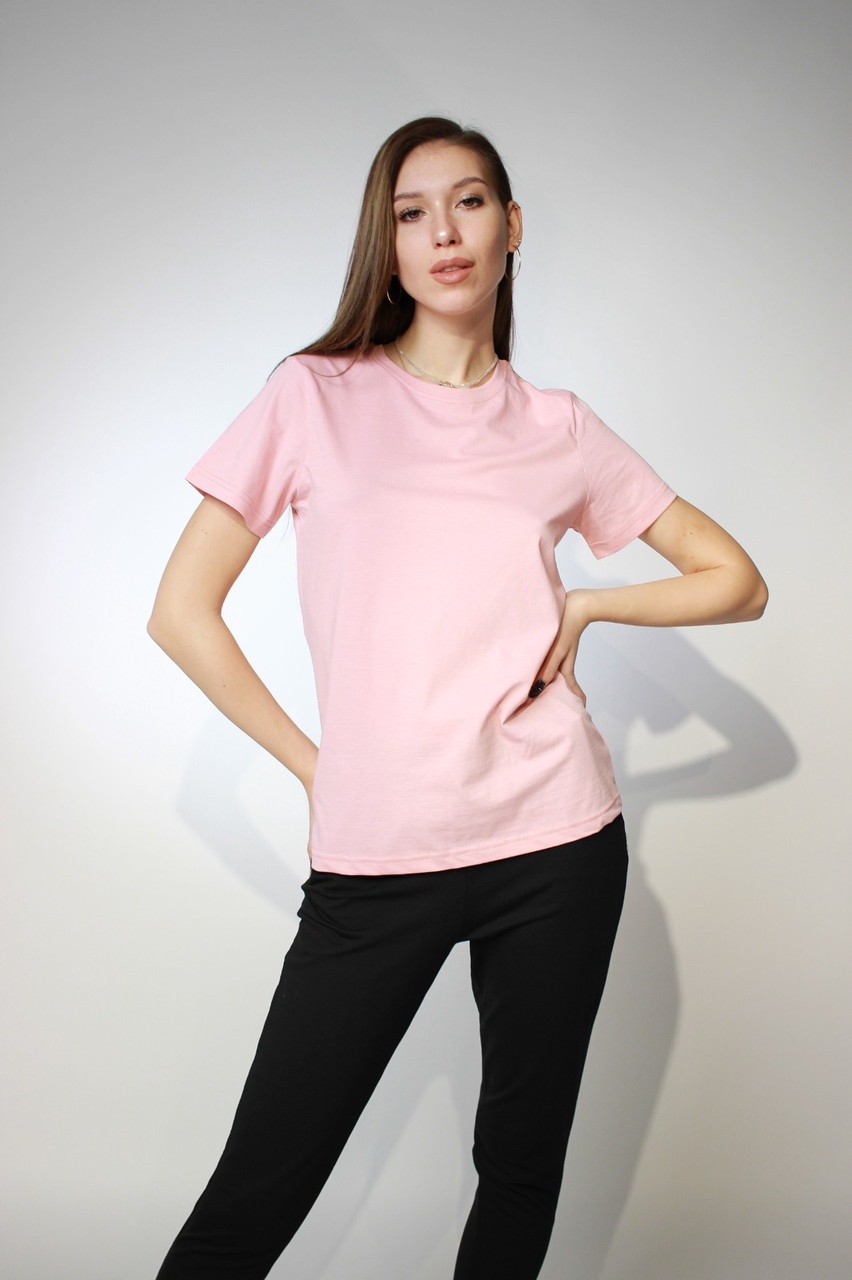 Костюм футболка Classic женская и трико 2-хнитка розовый черный - фото 5 - id-p114784040