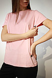 Костюм футболка Classic женская и трико 2-хнитка розовый черный, фото 6
