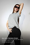 Костюм футболка Classic женская и трико 2-хнитка серый черный, фото 6