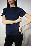 Костюм футболка Classic женская и трико 2-хнитка темно-синий черный, фото 6