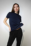 Костюм футболка Classic женская и трико 2-хнитка темно-синий черный, фото 7