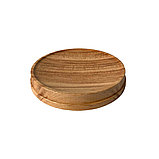 Тейбл тент (менюхолдер) с деревянным основанием (бук) А4, фото 10