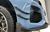 Карбоновые накладки на передний бампер для BMW 3 серии G20 2018-2022