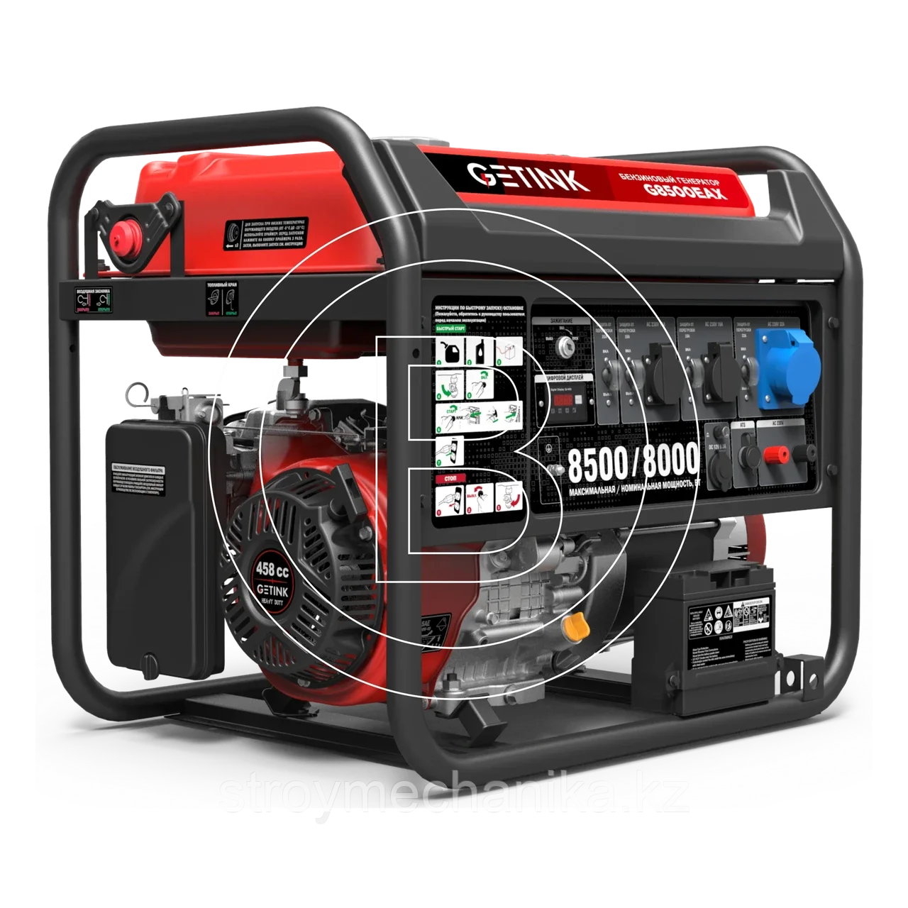 Бензиновый генератор GETINK G8500EAX, фото 1