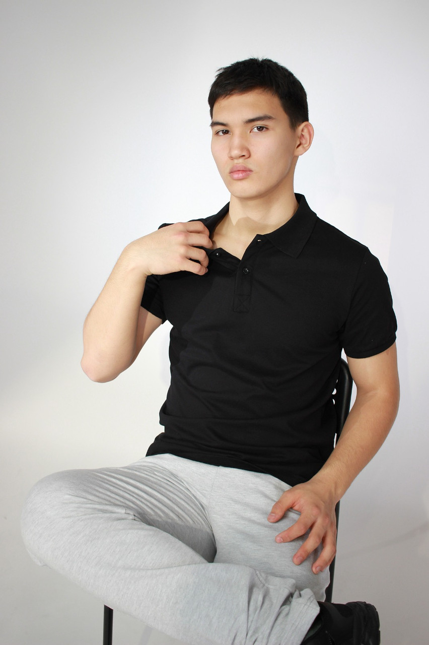 Костюм футболка Polo и трико 2-хнитка черный серый - фото 7 - id-p114784894