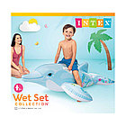 Надувная игрушка Intex 58535NP в форме дельфина для плавания, фото 3
