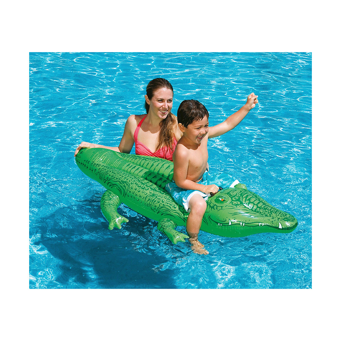 Надувная игрушка Intex 58546NP в форме крокодила для плавания - фото 2 - id-p114784919