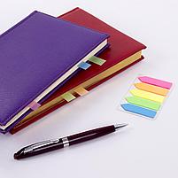 Закладки клейкие неоновые STAFF "СТРЕЛКИ", 45х12 мм, 100 штук (5 цветов х 20 листов), на пластиковом основании, фото 6