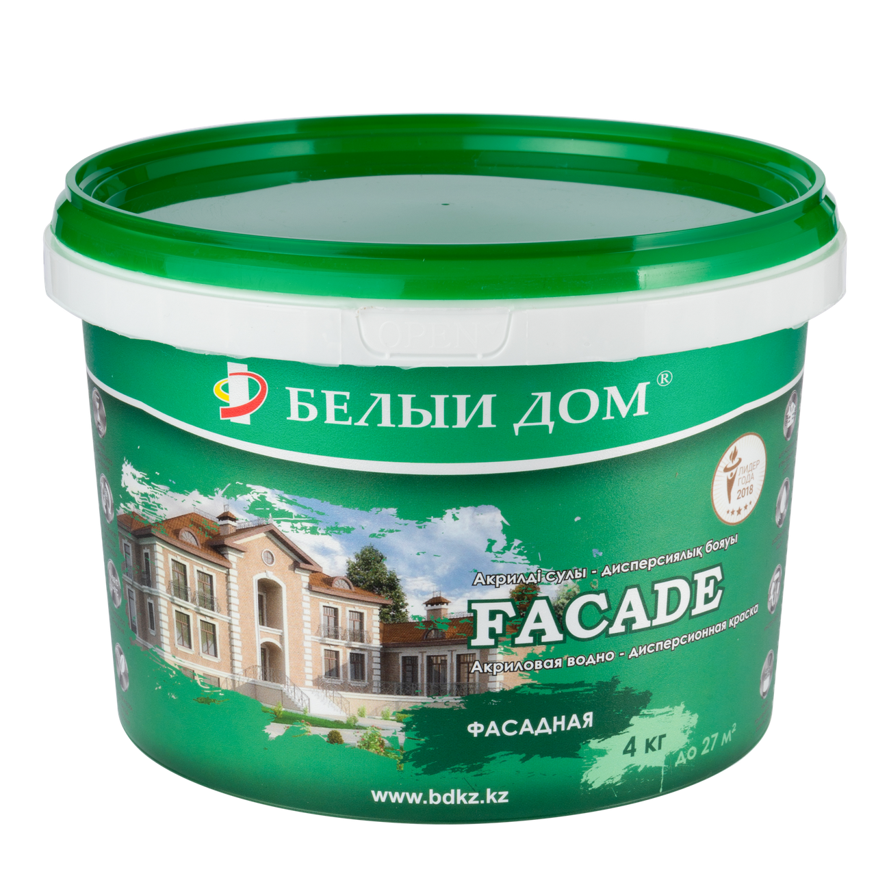 Краска акриловая водно-дисперсионная FACADE