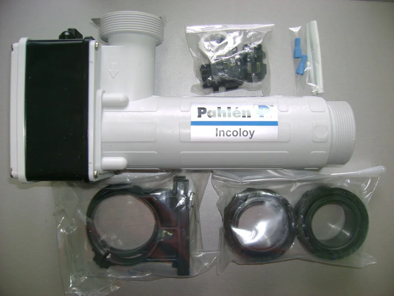 Электронагреватель нержавеющий Pahlen Aqua Compact 9 для бассейна (9 кВт, датчик потока, защита от перегрева) - фото 4 - id-p114785224
