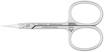 Nippon Nippers маникюрные ножницы для кутикулы S-03, 90 мм
