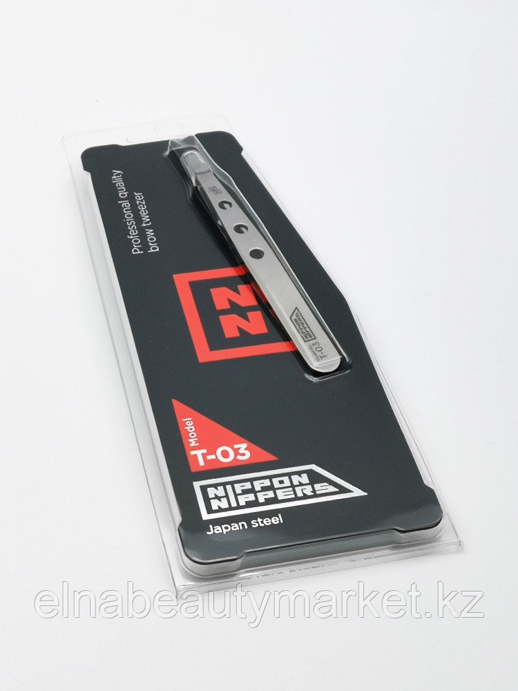 Nippon Nippers пинцет Т-03 96 мм Скошенный край, фото 1