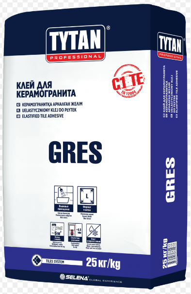 Клей Для Керамогранита TITAN GRES 25 кг