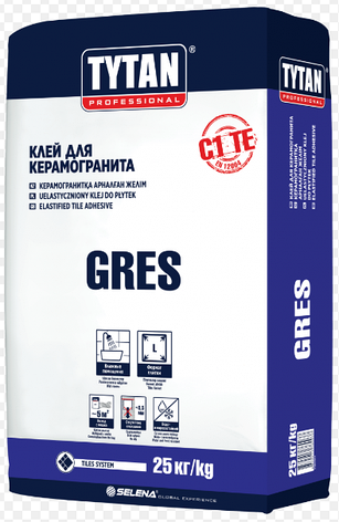 Клей Для Керамогранита TITAN GRES 25 кг, фото 2