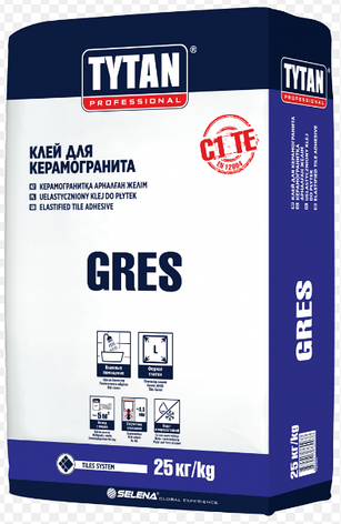 Клей Tytan Gres для керамогранита 25 кг, фото 1