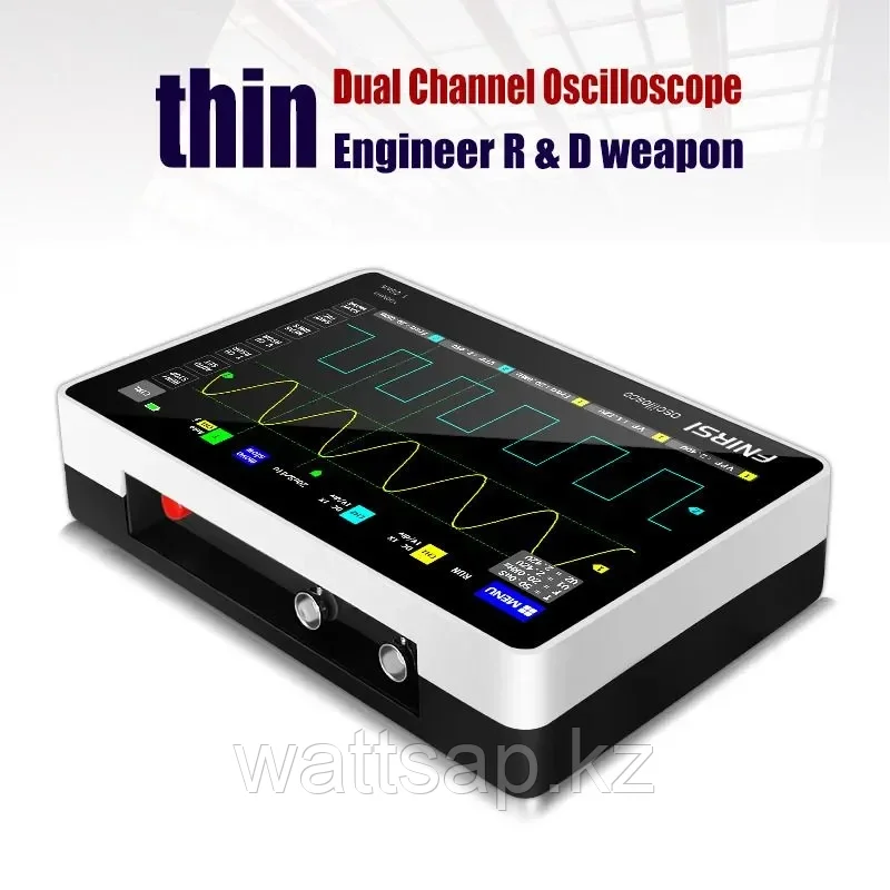 Цифровой планшетный осциллограф FNIRSI DSO-1013D двойной канал, полоса пропускания 100 МГц - фото 2 - id-p114791297