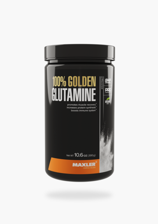 100% Golden Glutamine Банка 300г - фото 1 - id-p114791290