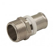 Пресс соединитель латунь НР Дн 20*3/4" (25/200)