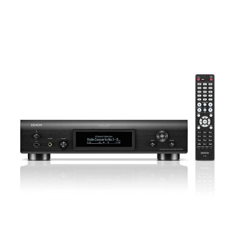 Cетевой аудио проигрыватель Denon DNP-2000NE черный, фото 1