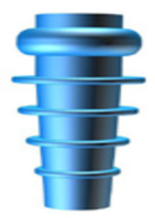 Ушные вкладыши для зонда LТ, 3,8-7,2 мм, голубые, 100 шт