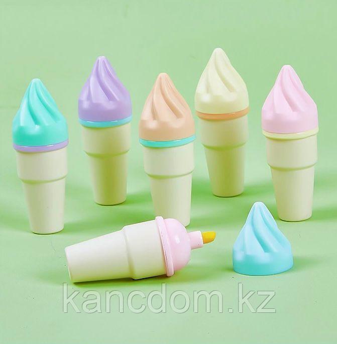 Маркер текстовыделитель 6 цветов "Ice Cream" XYH-168 - фото 1 - id-p114791247
