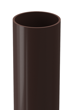 Труба водосточная 2 м, Docke Standard, цвет шоколад(RAL 8019) - фото 4 - id-p114792684