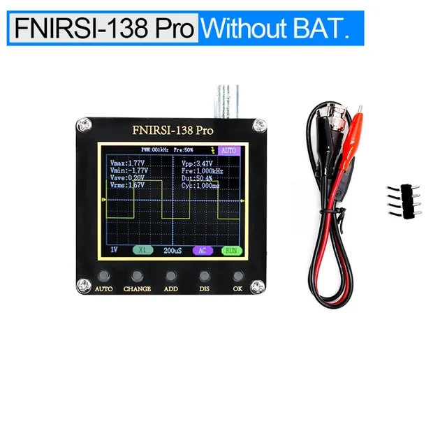 Ручной цифровой осциллограф FNIRSI 138PRO Without Battery Standard, фото 1