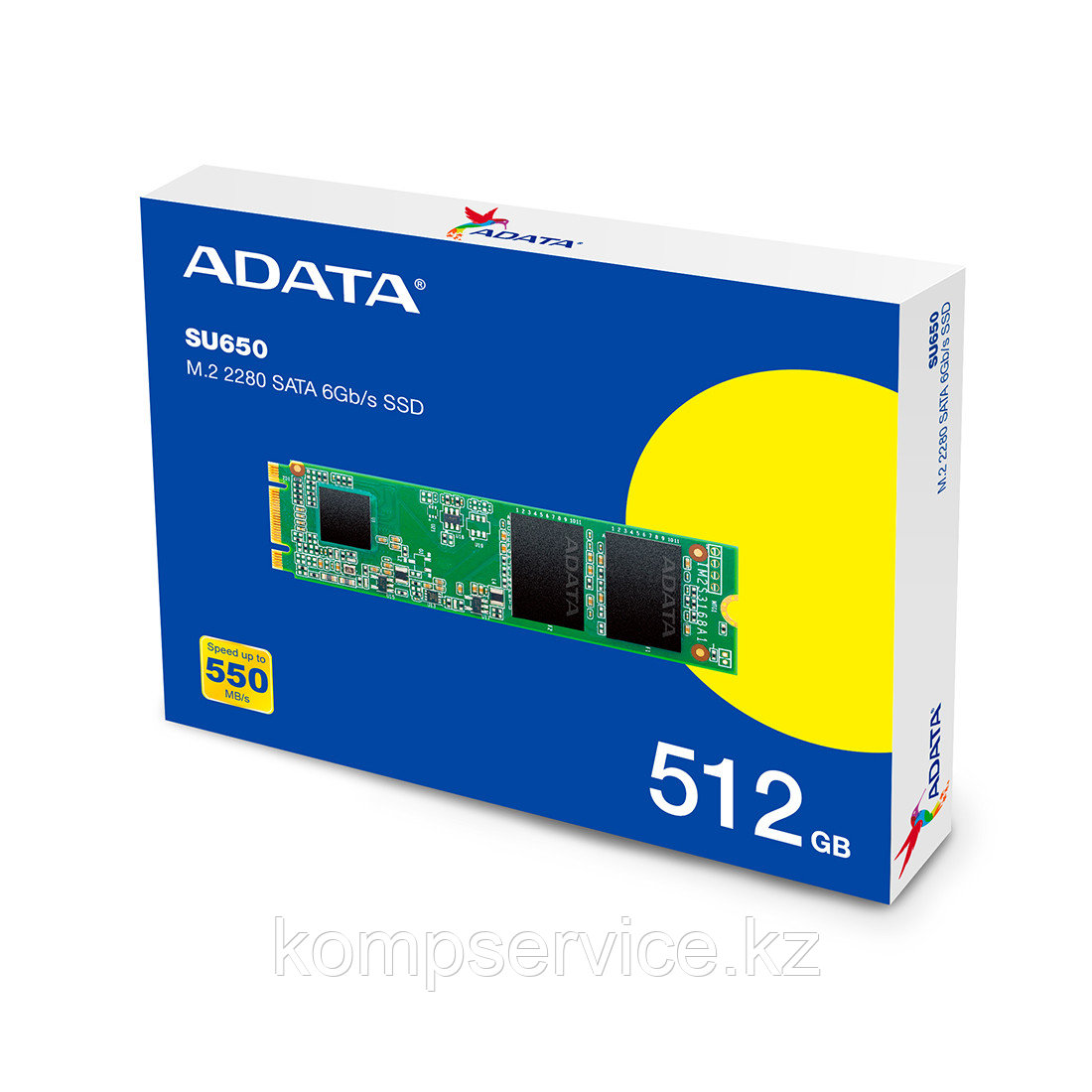 Твердотельный накопитель SSD ADATA Ultimate SU650 512GB M.2 SATA III - фото 3 - id-p112595163