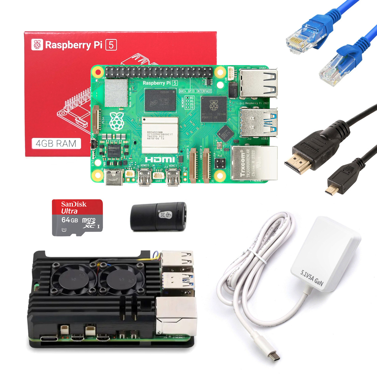 Raspberry Pi 5 Model B (4 ГБ) Starter Kit