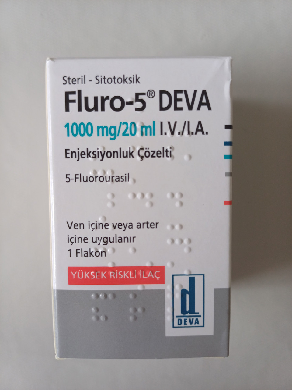 Препарат Фторурацил (Fluorouracil) 1000 мг/20 мл - фото 2 - id-p111721138