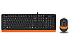 Клавиатура+мышь A4tech F1010 Fstyler USB, фото 2