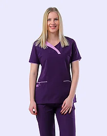 Медицинский костюм Sun фиолетовый