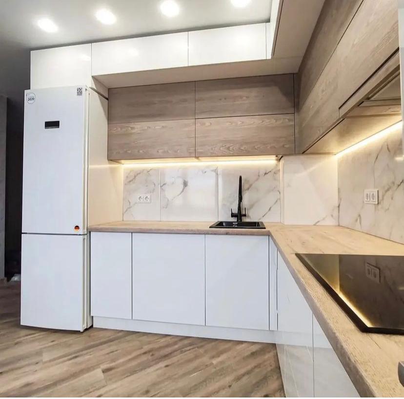 Кухонный гарнитур Верде в стиле минимализм - фото 2 - id-p114863712