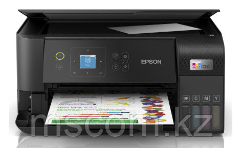 МФУ струйное цветное Epson L3560 C11CK58404, А4, до 33 стр/мин, Wi-Fi, no ADF, duplex, черные чернила в - фото 1 - id-p114864154