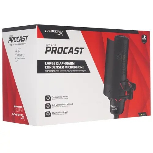 Микрофон HyperX Procast (699Z0AA) черный - фото 6 - id-p114864969